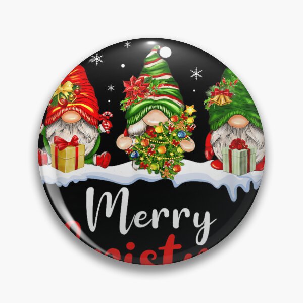 Item preview, Three Merry Christmas Gnomes With Presents Holiday Season Graphic Art designed and sold by EricCotanori.