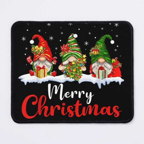 Item preview, Three Merry Christmas Gnomes With Presents Holiday Season Graphic Art designed and sold by EricCotanori.