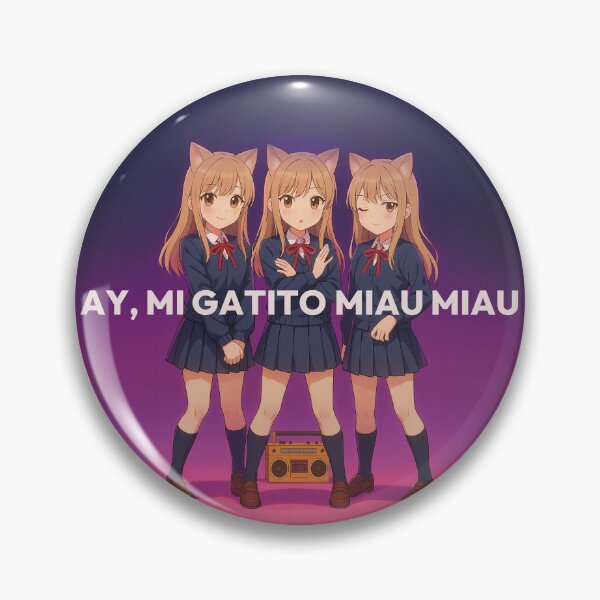 Item preview, AY, MI GATITO MIAU MIAU - Subtle Kawaii Cat Meme Illustration designed and sold by Mog Mog Eatalot – Tokyo x A’dam Mashup.