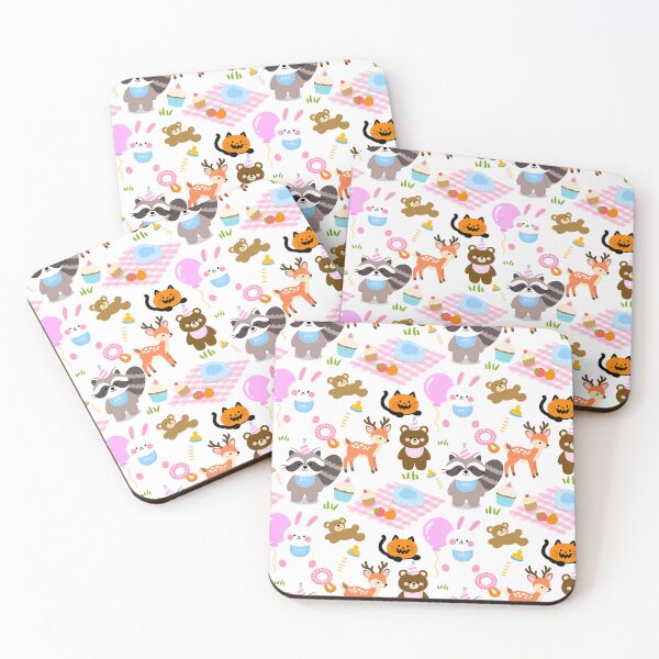 Item preview, Baby Shower Forest Picnic Seamless designed and sold by KJackArtwork.