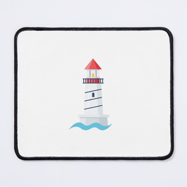 Item preview, Minimal Geometric Lighthouse Icon designed and sold by Le Grand Requin.