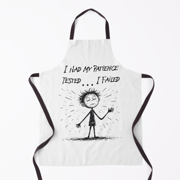 Item preview, I Had My Patience Tested I Failed Funny Stick Figure Humor T-Shirt designed and sold by Design-Pro-21.