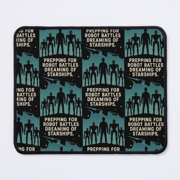 Item preview, Dreaming Of Starships Prepping For Robot Battles designed and sold by TeeTimeTreasure.