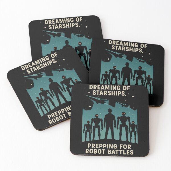 Item preview, Dreaming Of Starships Prepping For Robot Battles designed and sold by TeeTimeTreasure.