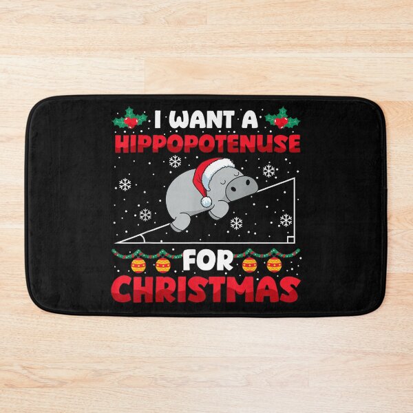 Item preview, I Want A Hippopotenuse For Christmas Funny Math Teacher Joke designed and sold by EricCotanori.