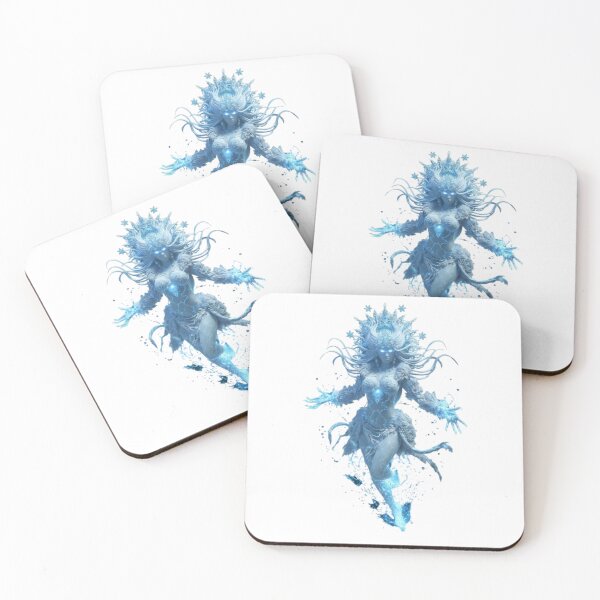 Item preview, Snow Maiden Ice Queen Fantasy designed and sold by AlexLineArt.