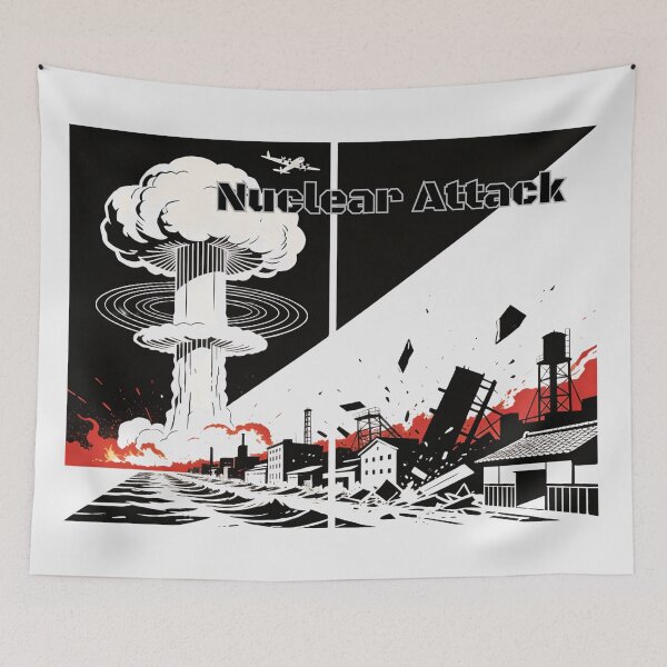 Item preview, Nuclear Attack: Hiroshima & Nagasaki 1945 – The Atomic Age Begins designed and sold by GeoWhimsy Studio.