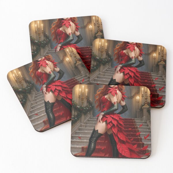 Item preview, Rowan x Poinsettia on Grand Staircase designed and sold by CathryneDelamort.