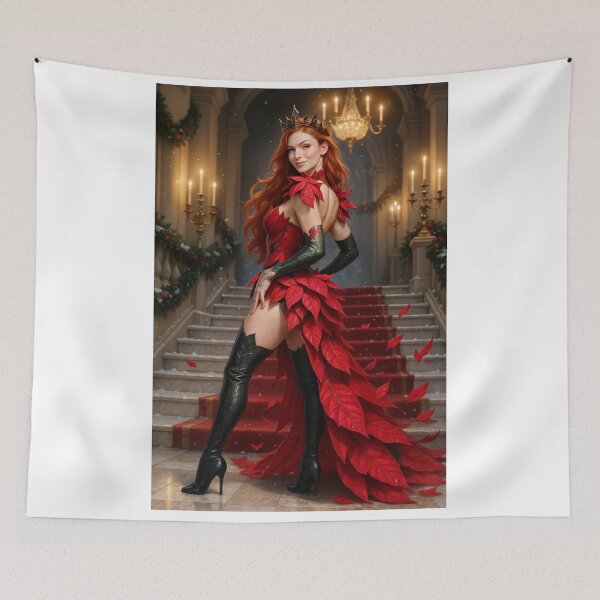 Item preview, Rowan x Poinsettia on Grand Staircase designed and sold by CathryneDelamort.