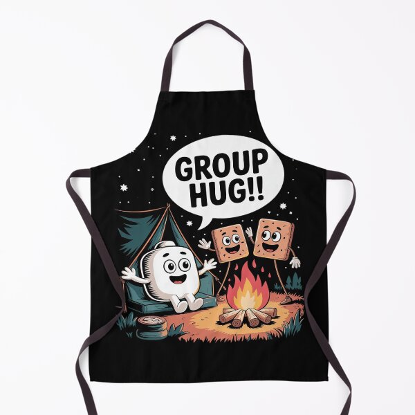 Item preview, Group Hug Marshmallow Campfire Snack Funny Camping 3 designed and sold by NailMolisa.