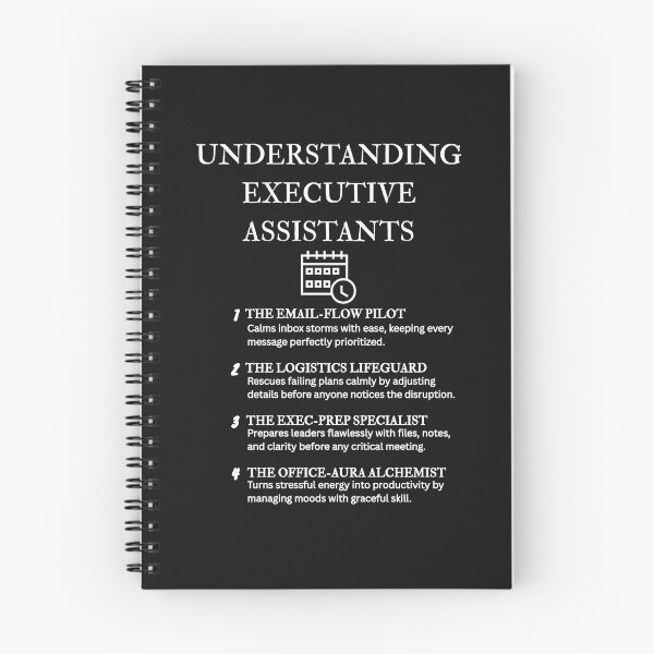 Item preview, EA Humor Explained: Understanding Executive Assistants Series – Black designed and sold by PsyFlow35.
