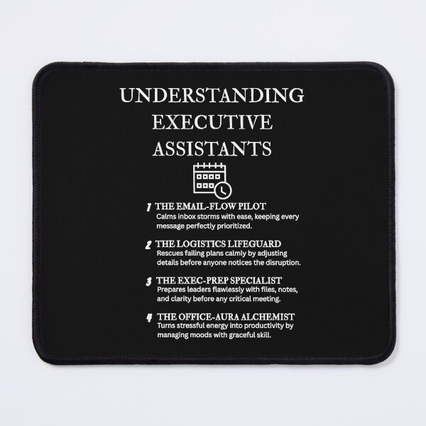 Item preview, EA Humor Explained: Understanding Executive Assistants Series – Black designed and sold by PsyFlow35.