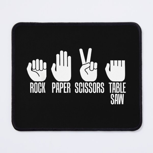 Item preview, Carpenters Rock Paper Scissor Table Saw Fathers Day Funny designed and sold by ChestOutLoud.