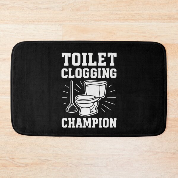 Item preview, Toilet Clogging Champion designed and sold by Lichtisign.