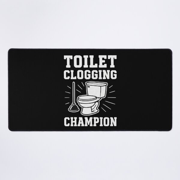 Item preview, Toilet Clogging Champion designed and sold by Lichtisign.