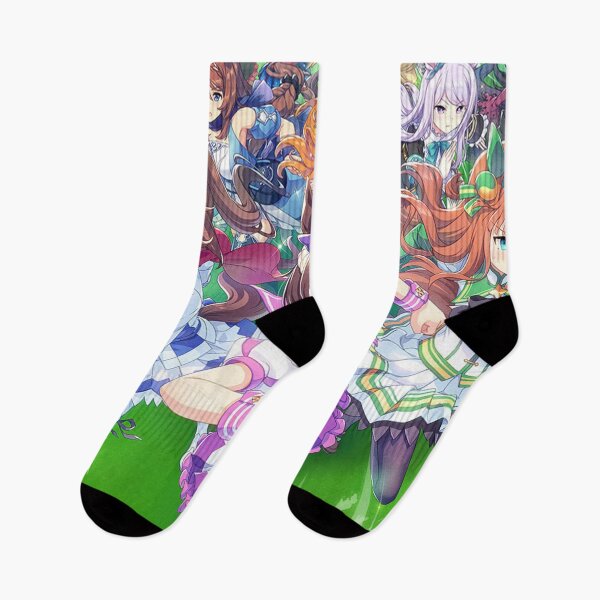 Item preview, Umamusume Pretty Derby Anime Horse Girls Fan Art Print Tokai Teio Special Week Silence Suzuka Gold Ship Kawaii Cute Racing Idol Poster T-Shirt Sticker Gift designed and sold by Senpaiwaves.