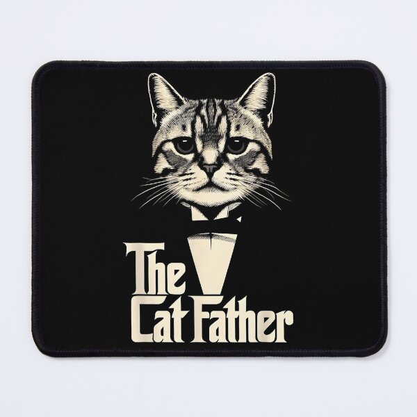 Item preview, Cat Dad Godfather Funny Father The CatFather designed and sold by ChestOutLoud.