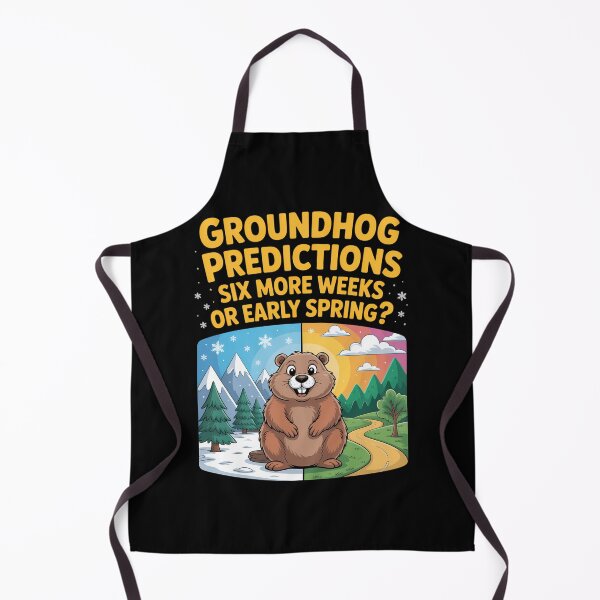 Item preview, Cute Groundhog Weather forecast designed and sold by comptorasunfia.