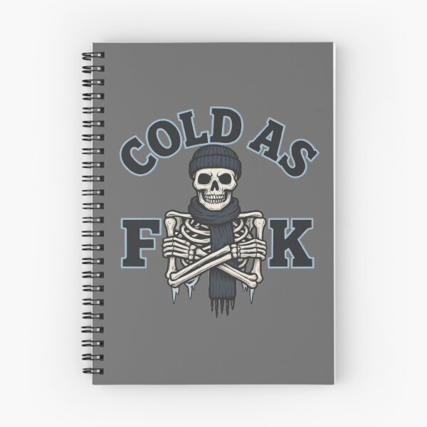 Item preview, Cold As – Frozen Skeleton: Icy Grip of Winter designed and sold by Blaze & Trail Creative.