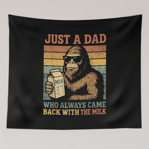 Item preview, Just A Dad Who Always Came Back with The Milk designed and sold by ChestOutLoud.
