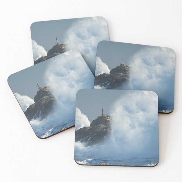Item preview, Fury of the Cantabrian Sea - Breakwater of San Vicente de la Barquera designed and sold by DavidBuitragoCobo.