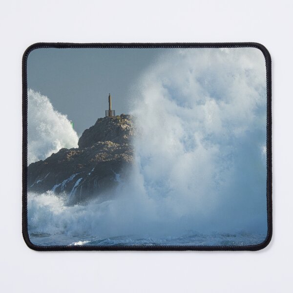 Item preview, Fury of the Cantabrian Sea - Breakwater of San Vicente de la Barquera designed and sold by DavidBuitragoCobo.