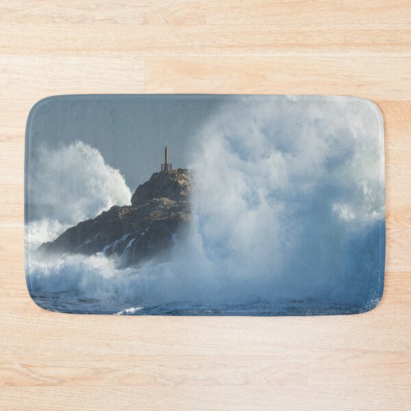 Item preview, Fury of the Cantabrian Sea - Breakwater of San Vicente de la Barquera designed and sold by DavidBuitragoCobo.