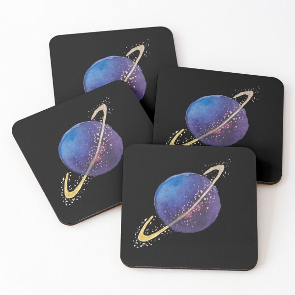 Item preview, Galaxy Round IX - Sparkling Saturn designed and sold by Praline Creative.
