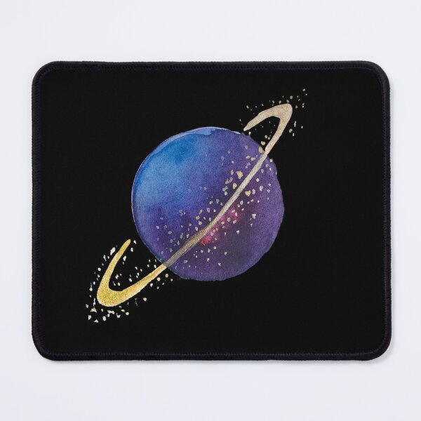 Item preview, Galaxy Round IX - Sparkling Saturn designed and sold by Praline Creative.