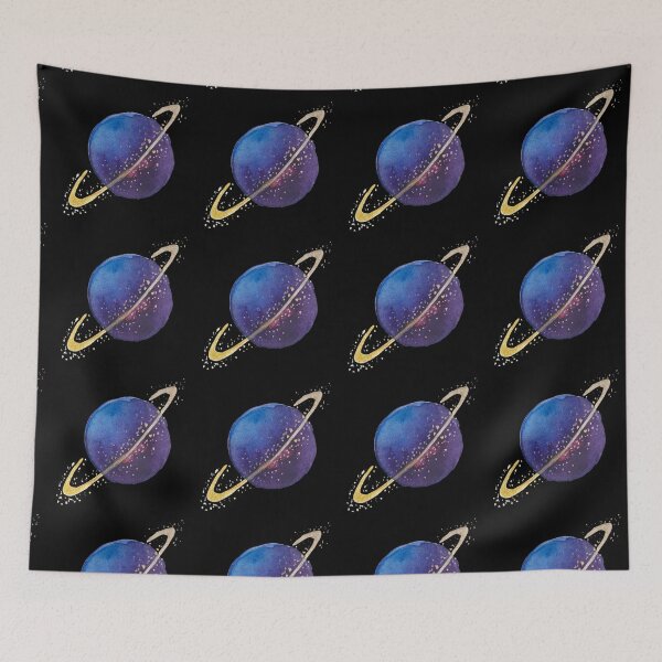 Item preview, Galaxy Round IX - Sparkling Saturn designed and sold by Praline Creative.