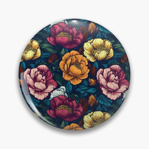 Item preview, Elegant Charming Floral Peonies  For Sunny Interiors designed and sold by RoyalStarsPatts.