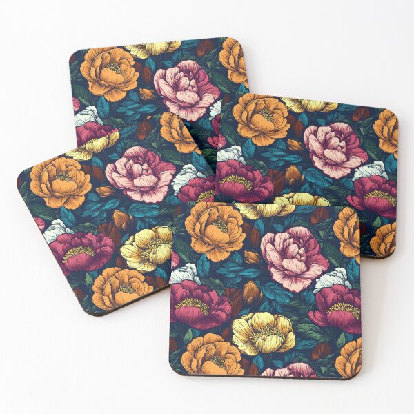 Item preview, Elegant Charming Floral Peonies  For Sunny Interiors designed and sold by RoyalStarsPatts.