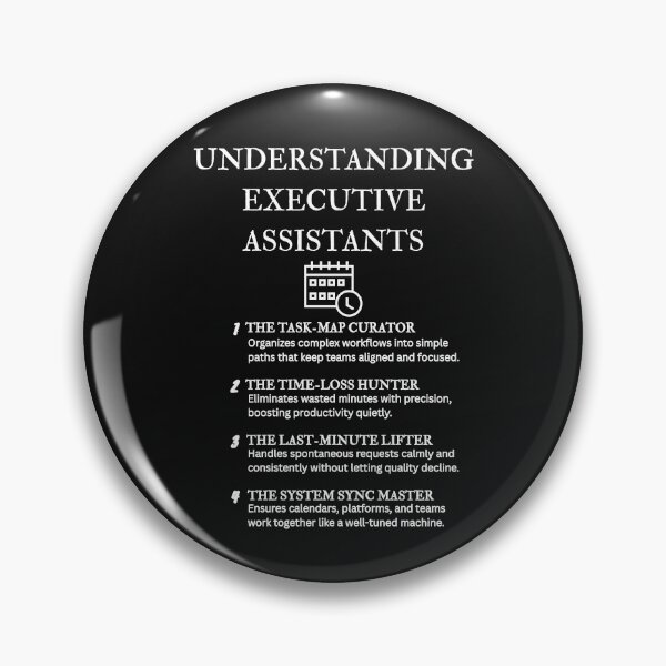 Item preview, Executive Assistant Personality Types: Funny Designs – Black designed and sold by PsyFlow35.