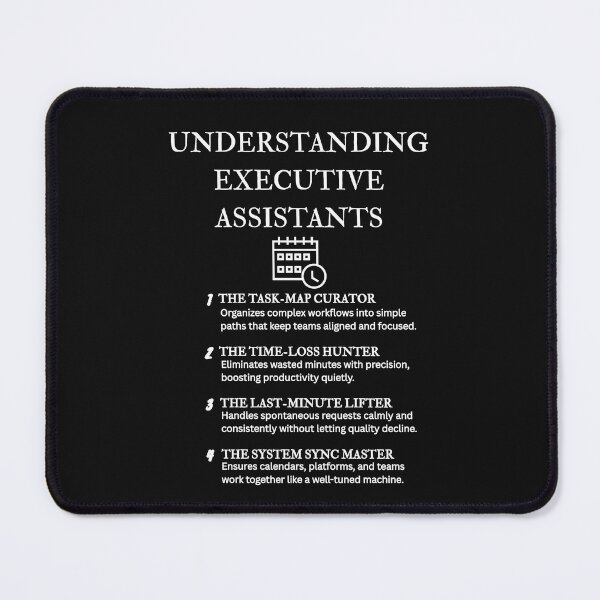 Item preview, Executive Assistant Personality Types: Funny Designs – Black designed and sold by PsyFlow35.