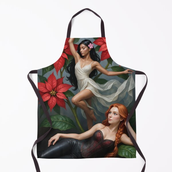 Item preview, Shanti x Rowan among poinsettias designed and sold by CathryneDelamort.