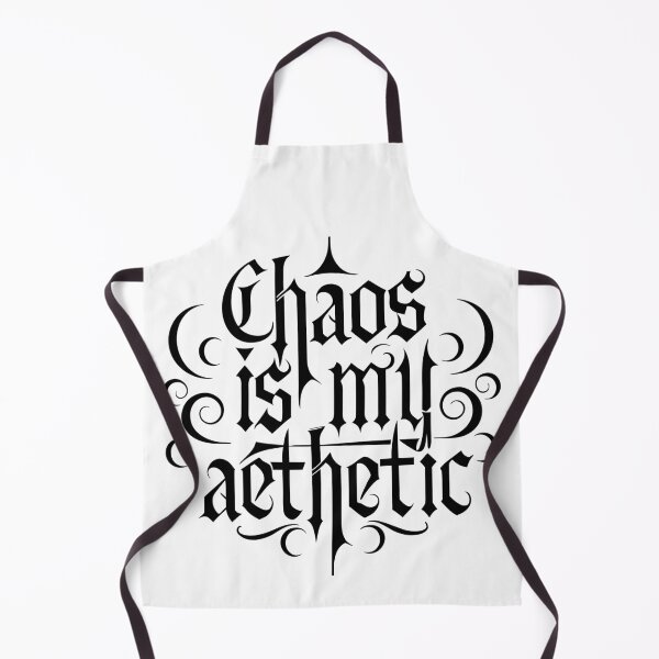 Item preview, Detailed Gothic Blackletter Calligraphy Design. Chaos is my Aesthetic designed and sold by Jirada.