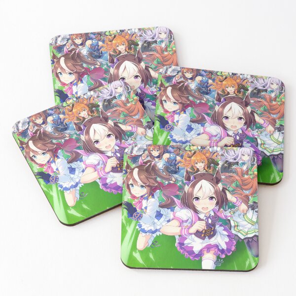 Artikelvorschau, Umamusume Pretty Derby Anime Pferdemädchen Fan Art Druck Tokai Teio Special Week Silence Suzuka Gold Ship Kawaii Cute Racing Idol Poster T-Shirt Sticker Geschenk entworfen und verkauft von Senpaiwaves.