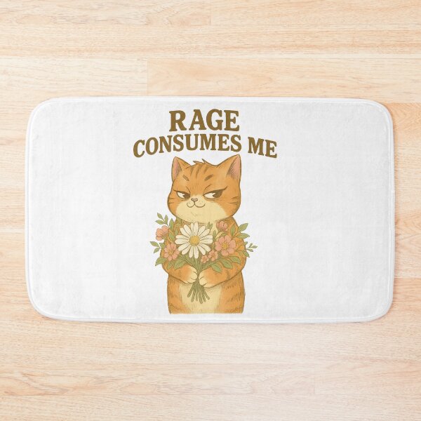 Item preview, Rage consumes me cat designed and sold by IdealDo.