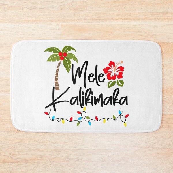 Item preview, Mele Kalikimaka Tropical Christmas Hawaiian Holiday Palm Tree Design designed and sold by LakenDraphil.