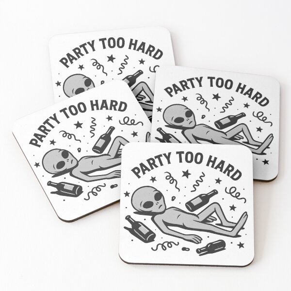 Item preview, Party Too Hard designed and sold by Tattee.