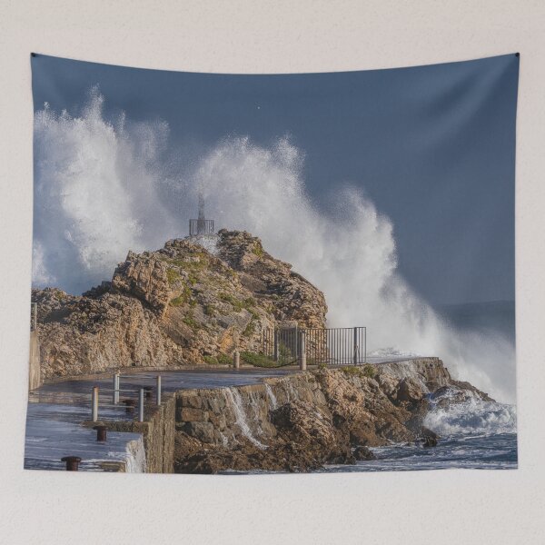 Item preview, Fury of the Cantabrian Sea 2 - Breakwater of San Vicente de la Barquera designed and sold by DavidBuitragoCobo.