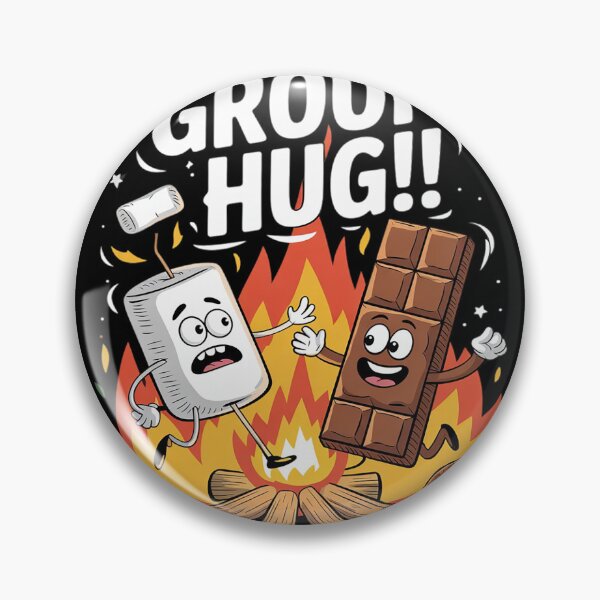 Item preview, Group Hug Marshmallow Campfire Snack Funny Camping 1  designed and sold by NailMolisa.