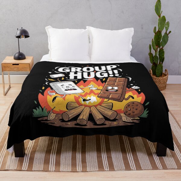 Item preview, Group Hug Marshmallow Campfire Snack Funny Camping 1 designed and sold by NailMolisa.
