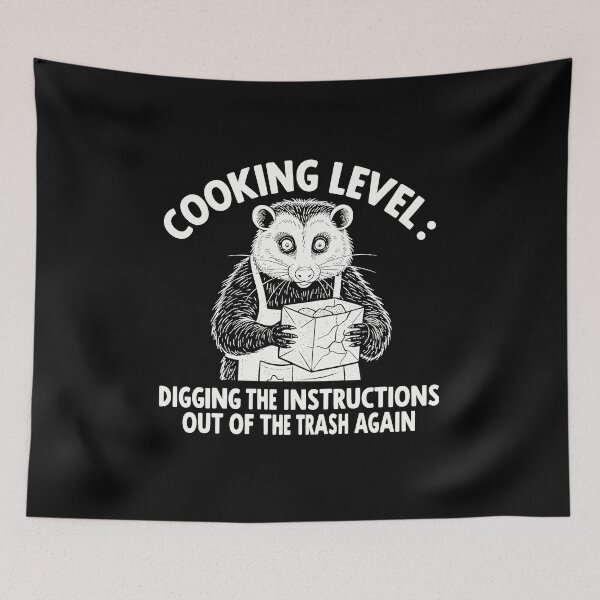 Item preview, Digging The Instructions Out Of The Trash Meme designed and sold by elderberry.