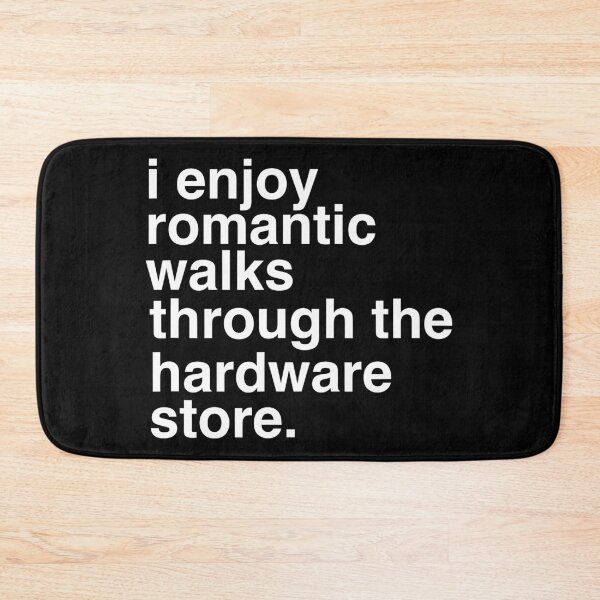 Item preview, I enjoy romantic walks through the hardware store funny garage mechanic designed and sold by ChestOutLoud.