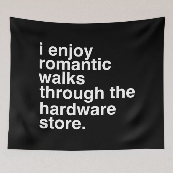 Item preview, I enjoy romantic walks through the hardware store funny garage mechanic designed and sold by ChestOutLoud.