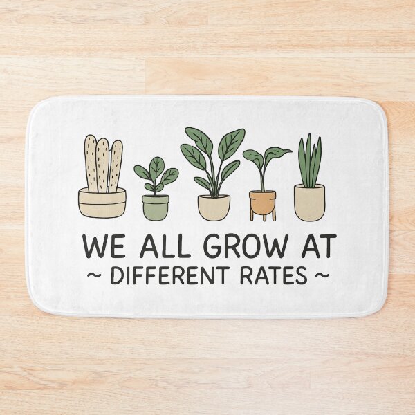 Item preview, We All Grow at Different Rates Back to School Teacher designed and sold by hemagamo.