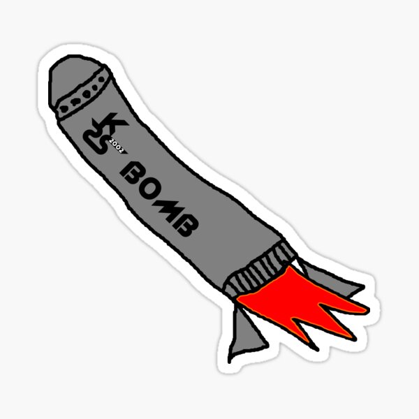 sks2002 bomb Sticker