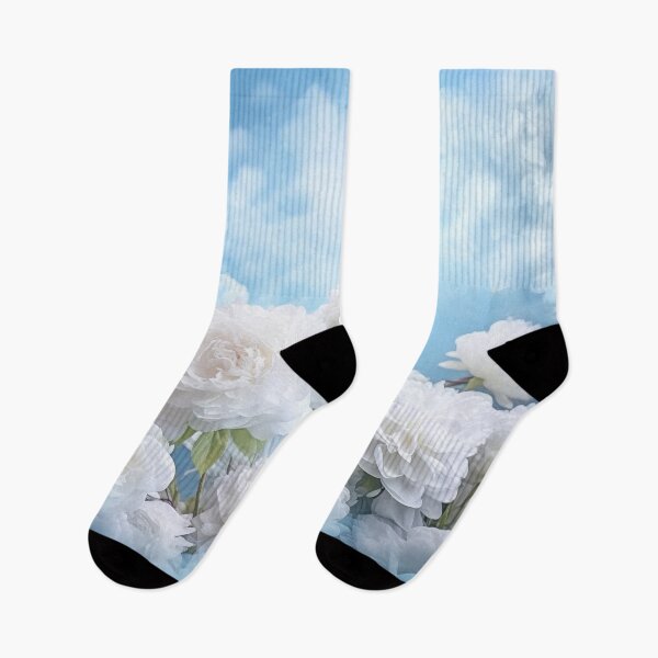 Item preview, Dreamy White Peonies in Sky 02 designed and sold by CharlieDesings.