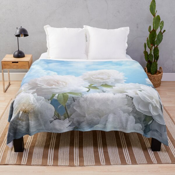 Item preview, Dreamy White Peonies in Sky 02 designed and sold by CharlieDesings.